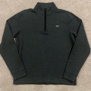 Boys Vineyard Vines Quarter Zip Long Sleeve Size M 12-14